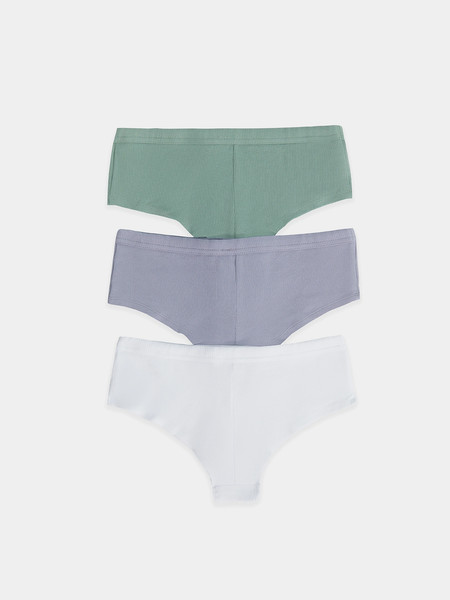 Изображение товара Комплект женских трусов Mark Formelle 412593-3 (р.106, зеленый минерал/декор)