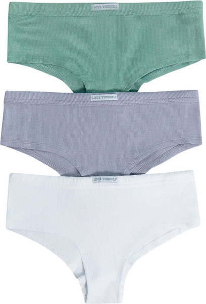 Изображение товара Комплект женских трусов Mark Formelle 412593-3 (р.106, зеленый минерал/декор)