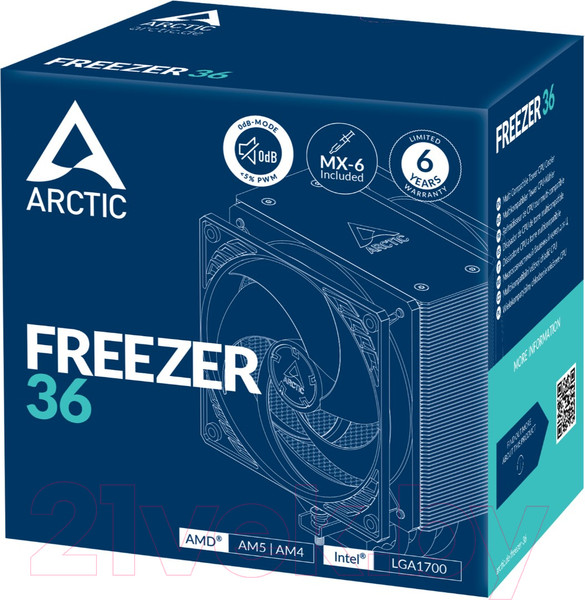 Изображение товара Кулер для процессора Arctic Cooling Freezer 36 (ACFRE00121A)