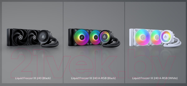 Изображение товара Кулер для процессора Arctic Cooling Liquid Freezer III 280 Black (ACFRE00135A)