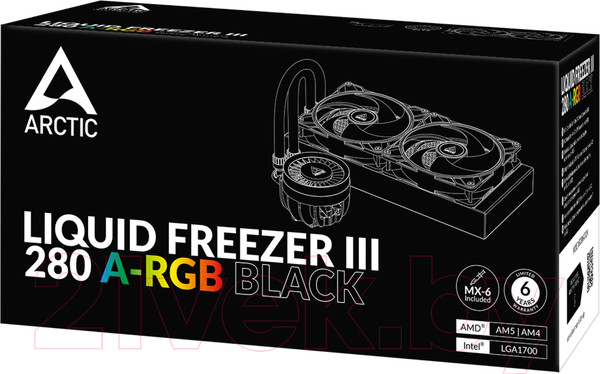 Изображение товара Кулер для процессора Arctic Cooling Liquid Freezer III 280 ARGB Black (ACFRE00143A)