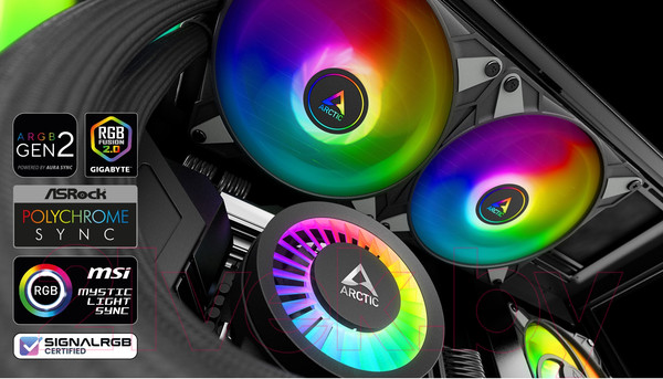 Изображение товара Кулер для процессора Arctic Cooling Liquid Freezer III 280 ARGB Black (ACFRE00143A)