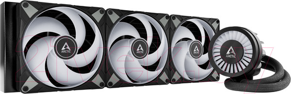 Изображение товара Кулер для процессора Arctic Cooling Liquid Freezer III 420 ARGB Black (ACFRE00145A)
