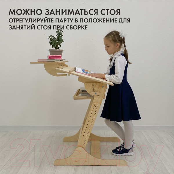 Изображение товара Парта Движение-жизнь Хронос (без покрытия)