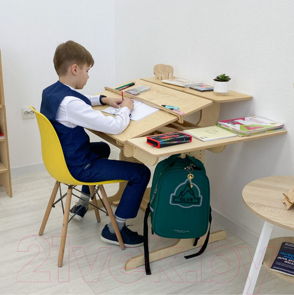 Изображение товара Парта Движение-жизнь Ученик Оптим (масло)