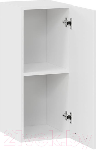 Изображение товара Шкаф навесной для кухни ТриЯ Тиана 1В3 (белый/белый супермат)