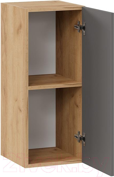 Изображение товара Шкаф навесной для кухни ТриЯ Тиана 1В3 (дуб крафт золотой/асфальт супермат)