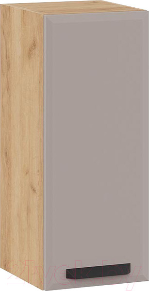 Изображение товара Шкаф навесной для кухни ТриЯ Тиана 1В3 (дуб крафт золотой/мокко супермат)