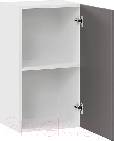 Изображение товара Шкаф навесной для кухни ТриЯ Тиана 1В4 (белый/асфальт супермат)