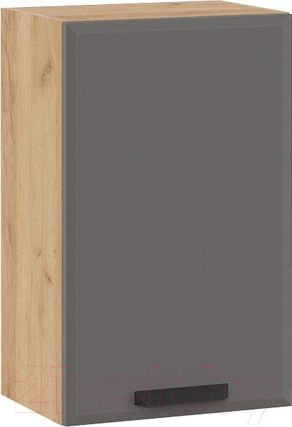 Изображение товара Шкаф навесной для кухни ТриЯ Тиана 1В45 (дуб крафт золотой/асфальт супермат)