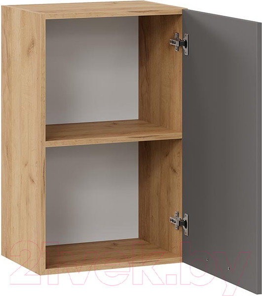 Изображение товара Шкаф навесной для кухни ТриЯ Тиана 1В45 (дуб крафт золотой/асфальт супермат)