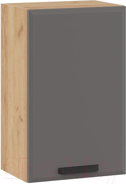 Изображение товара Шкаф навесной для кухни ТриЯ Тиана 1В45 (дуб крафт золотой/асфальт супермат)