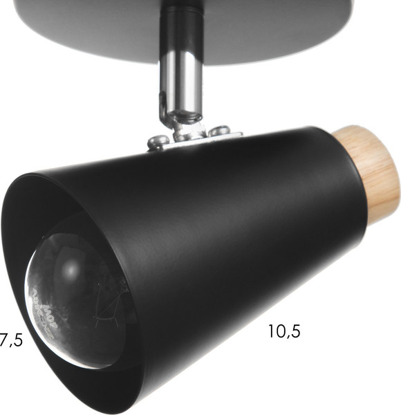 Изображение товара Спот BayerLux Конус малый / 3950406 (черный)