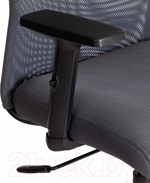 Изображение товара Кресло офисное Tetchair Practic Plt ткань/кожзам (серый)
