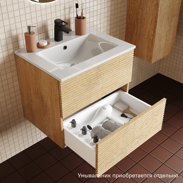 Изображение товара Тумба под умывальник IDDIS Bild BIL60V0i95 (дуб светлый)