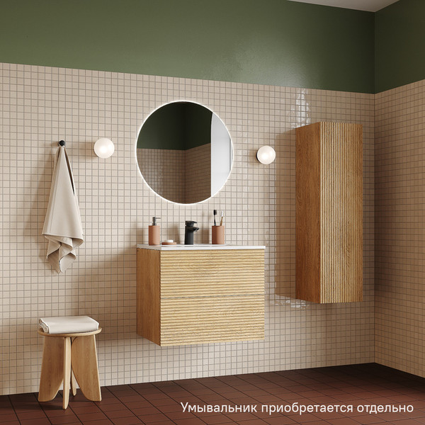 Изображение товара Тумба под умывальник IDDIS Bild BIL60V0i95 (дуб светлый)