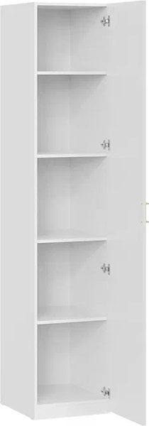 Изображение товара Шкаф ТриЯ Стелла для белья (белый холст/белый жемчуг)