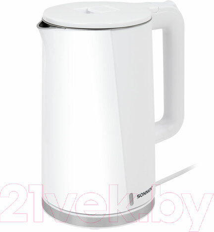 Изображение товара Электрочайник Sonnen KT-8718W / 454685 (белый)