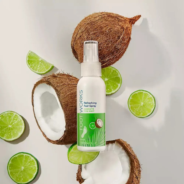 Изображение товара Спрей для ног Avon Кокос и лайм (100мл)