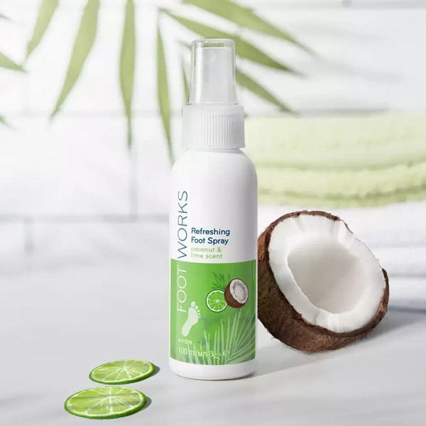 Изображение товара Спрей для ног Avon Кокос и лайм (100мл)