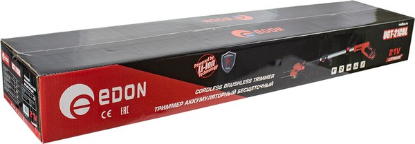 Изображение товара Триммер аккумуляторный Edon UGT-21CBL / 27687