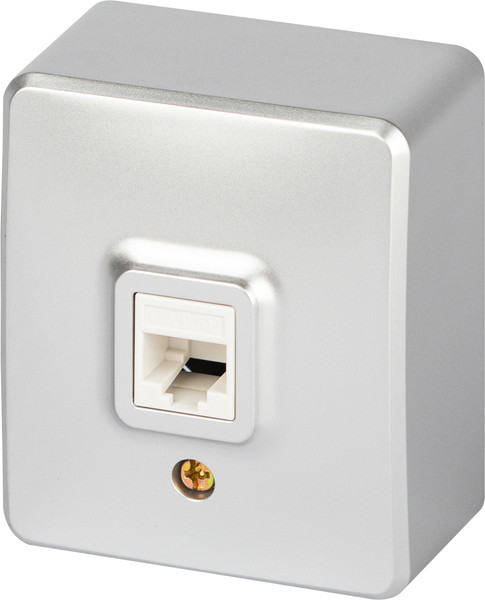 Изображение товара Розетка ЭРА Эксперт 11-3203-03 / Б0063009 (алюминий)