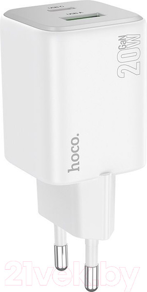 Изображение товара Адаптер питания сетевой Hoco N41 (белый)