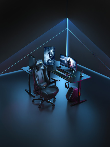 Изображение товара Геймерский стол AndaSeat Wind Seeker / AD-D-PT-1600-01-B
