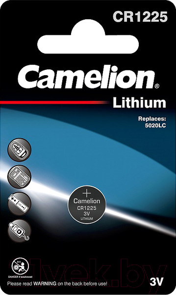 Изображение товара Батарейка Camelion CR1225 BP-1 3V 10/1800 / 003608
