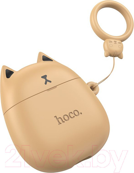 Изображение товара Беспроводные наушники Hoco EW45 (бежевый кот)