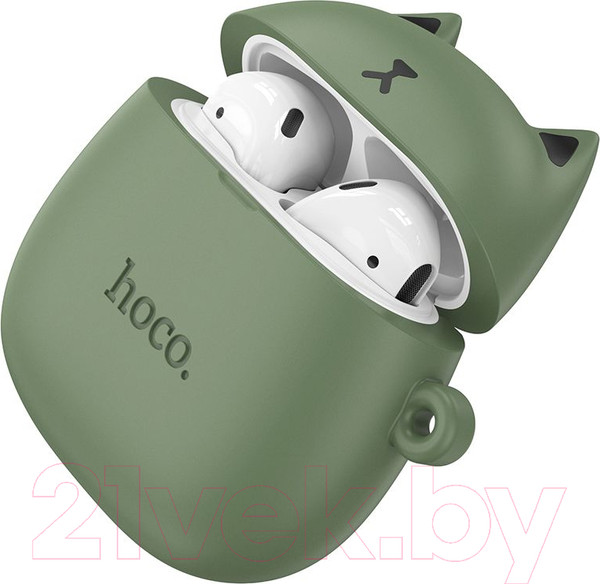 Изображение товара Беспроводные наушники Hoco EW45 (зеленый кот)