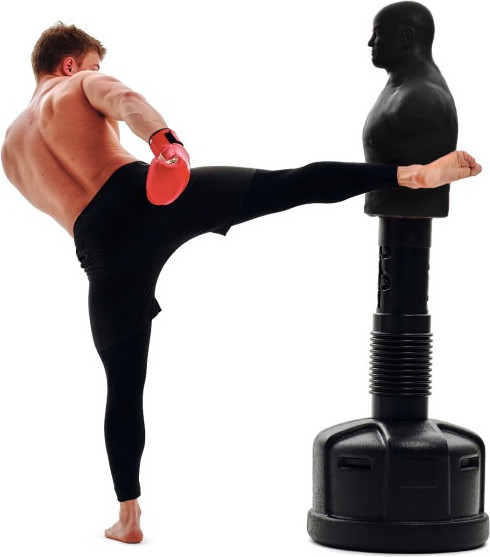 Изображение товара Боксерский манекен DFC Adjustable Punch Man-Medium с регулировкой высоты / TLS-HB (черный)