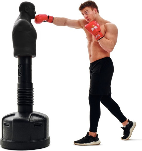 Изображение товара Боксерский манекен DFC Adjustable Punch Man-Medium с регулировкой высоты / TLS-HB (черный)