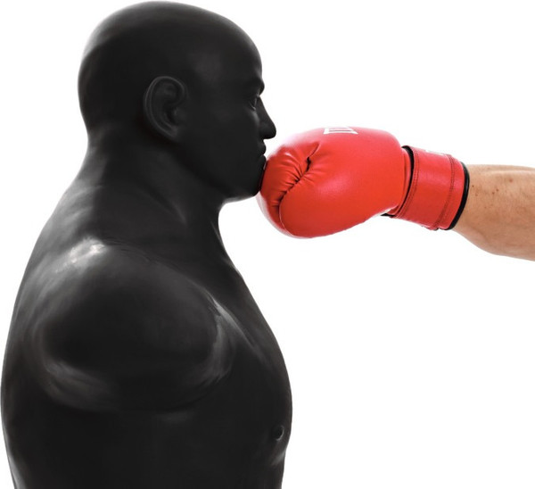 Изображение товара Боксерский манекен DFC Adjustable Punch Man-Medium с регулировкой высоты / TLS-HB (черный)