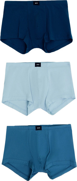 Изображение товара Комплект мужских трусов Mark Formelle 411216-3 (р.86-96, изумруд/светлый изумруд/небесный синий)