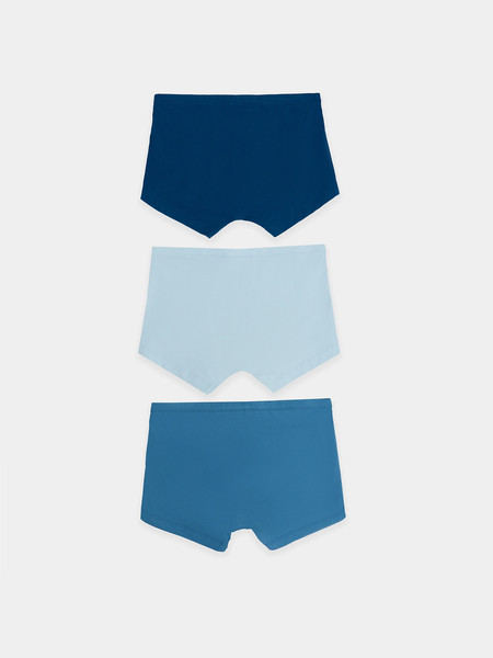 Изображение товара Комплект мужских трусов Mark Formelle 411216-3 (р.86-96, изумруд/светлый изумруд/небесный синий)