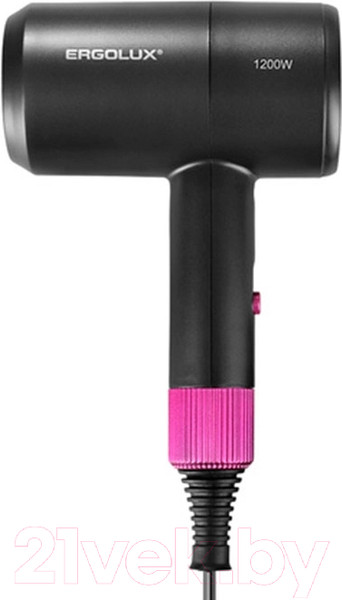 Изображение товара Фен Ergolux ELX-HD09-C08 (серый/розовый)