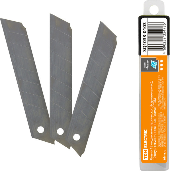 Изображение товара Набор сменных лезвий TDM Алмаз SQ1033-0103