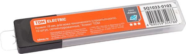 Изображение товара Набор сменных лезвий TDM Алмаз SQ1033-0103