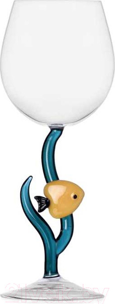 Изображение товара Бокал Ichendorf Milano Marine Garden 09352359 (желтая рыба)