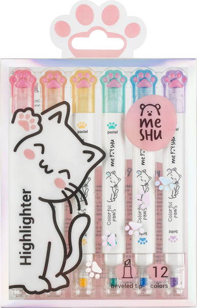 Изображение товара Набор маркеров Meshu White kittens / MS_55401 (12цв)
