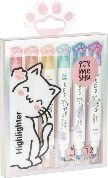 Изображение товара Набор маркеров Meshu White kittens / MS_55401 (12цв)
