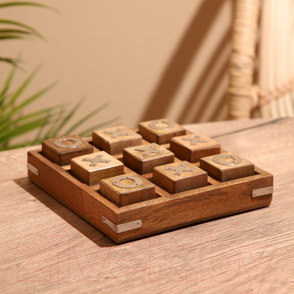 Изображение товара Настольная игра Sima-Land Крестики-нолики / 9916804 (манговое дерево)