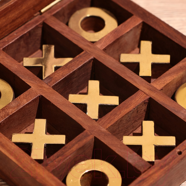 Изображение товара Настольная игра Sima-Land Крестики-нолики / 9916801 (манговое дерево)