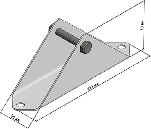 Изображение товара Пятка для мачты Rexant 34-0489