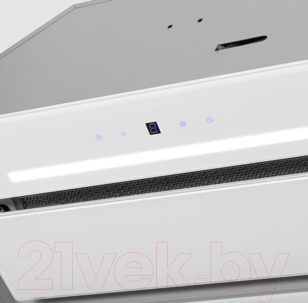 Изображение товара Вытяжка скрытая Maunfeld Trapeze 602SGG (белый)