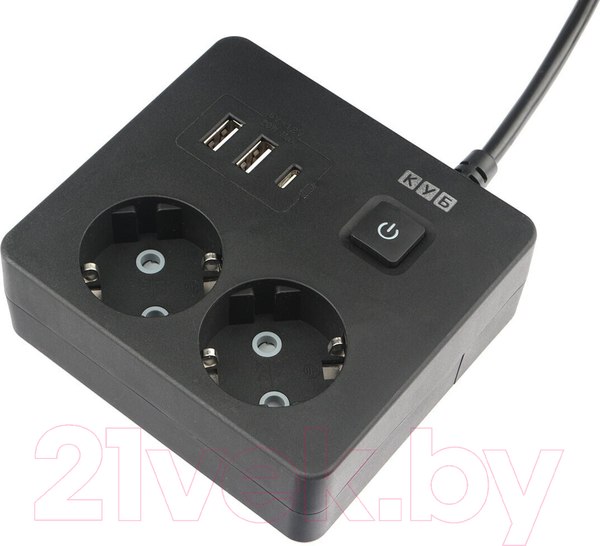 Изображение товара Удлинитель Power Cube PC-1B-2М (1.9м)