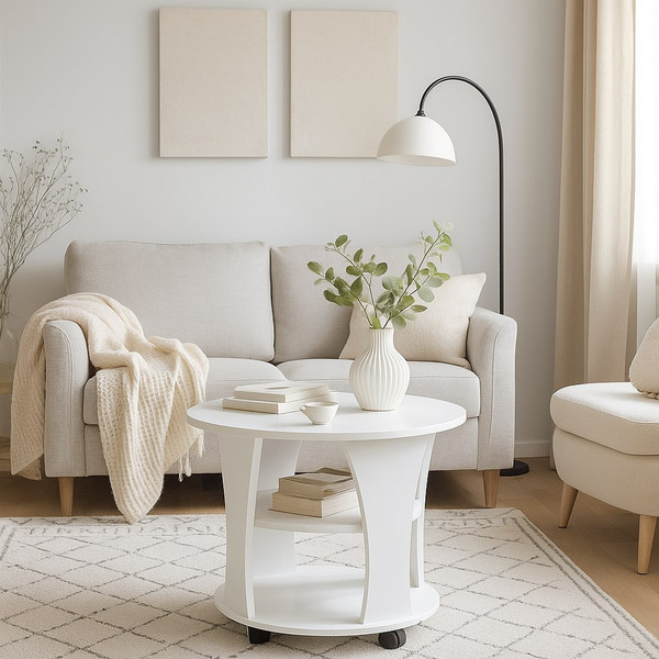 Изображение товара Журнальный столик Мебель-Класс Мадрид (белый)