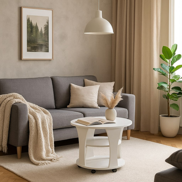 Изображение товара Журнальный столик Мебель-Класс Мадрид (белый)