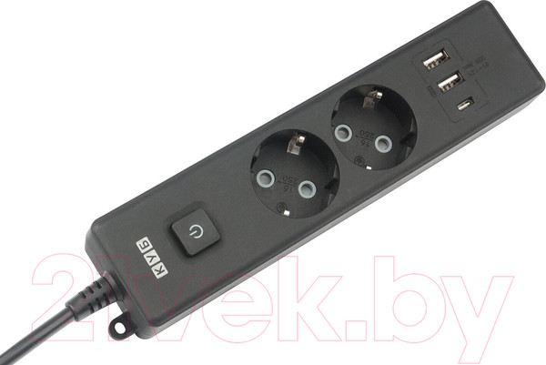 Изображение товара Удлинитель Power Cube PC-5B-2М (1.9м, черный)